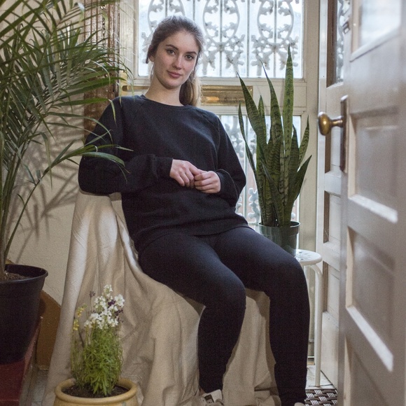 American Apparel Black Sweatshirt - Picture 3 of 4